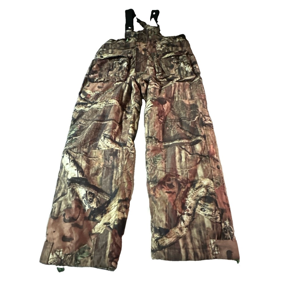 Remington Men's L Camouflage Insulated Quilted Bib Overalls Hunting Camo Outdoor